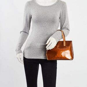 Louis Vuitton Bronze Monogram Vernis Reade PM Bag